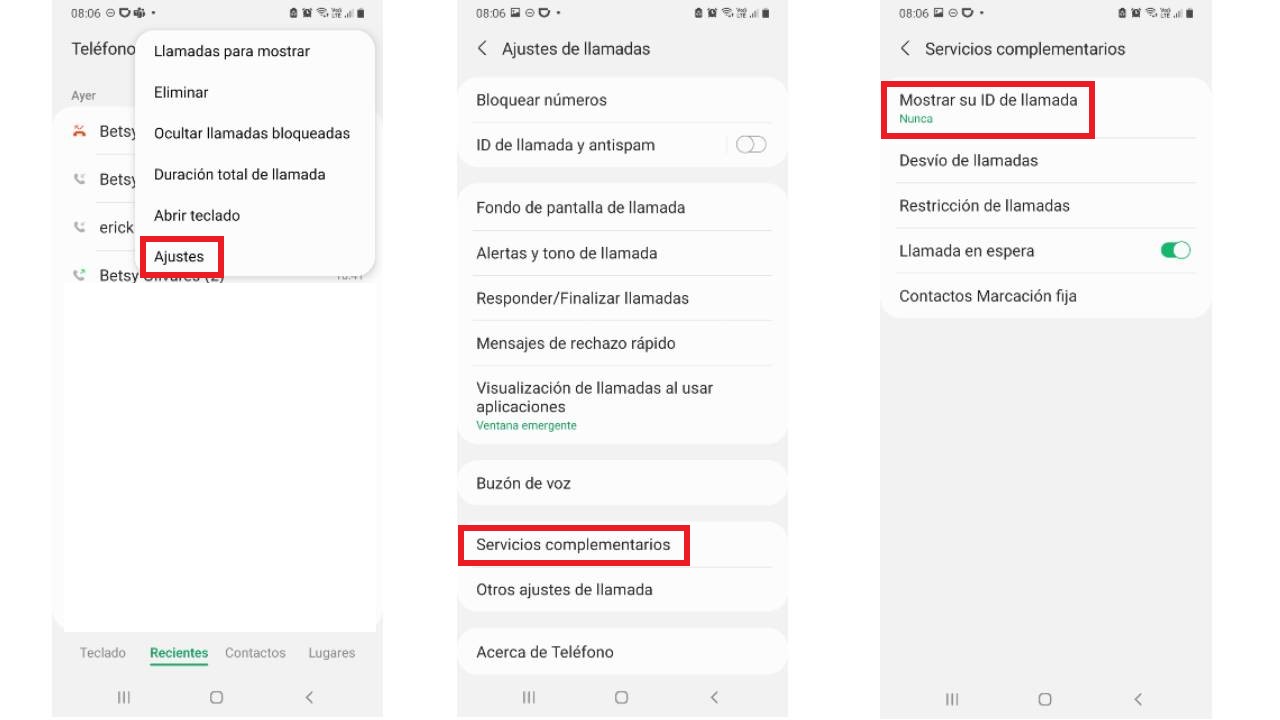 Cómo ocultar mi número al llamar desde Android en México